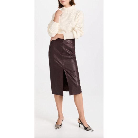 $448 Veronica Beard Ivory Cable Knit Wool Bertilda Sweater Top size Small - Picture 1 of 9
